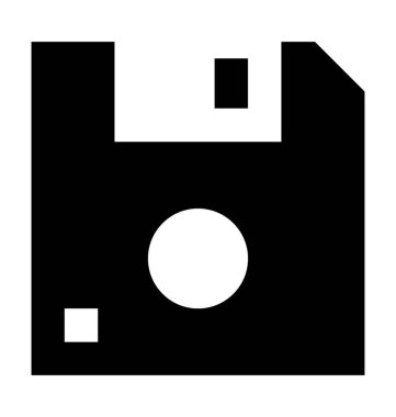  Disket vektör simgesi