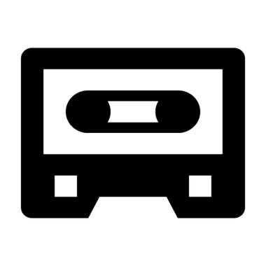  Kaset vektör simgesi