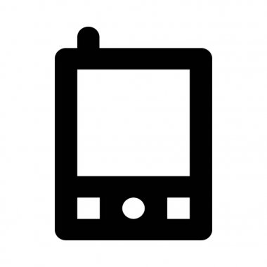  Telsizler Talkie vektör simgesi