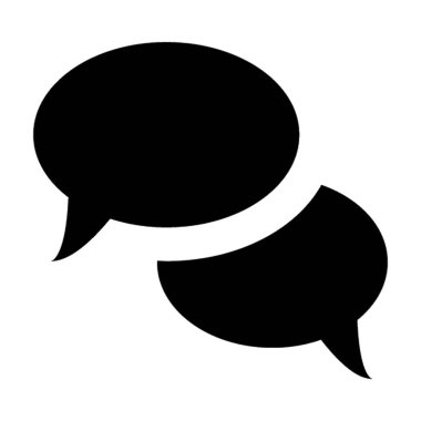  Konuşma baloncukları vektör simgesi