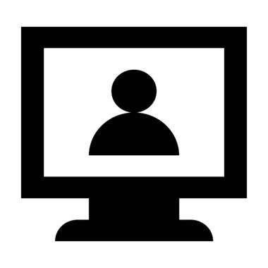  video arama vektör simgesi