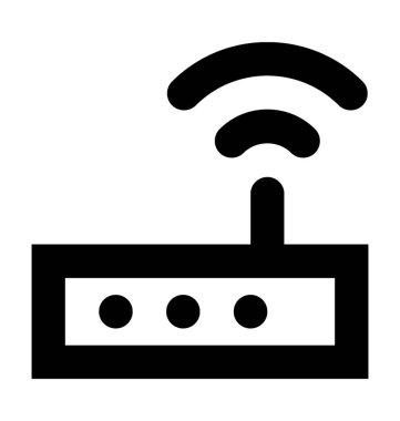  Wifi yönlendirici vektör simgesi