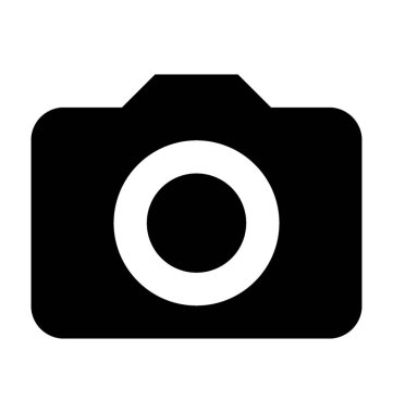  kamera vektör simgesi