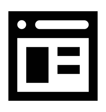  Tarayıcı vektör simgesi