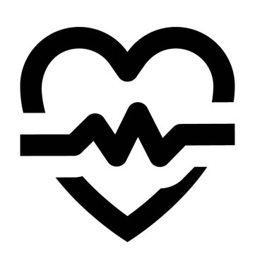  Yaşam çizgisi vektör simgesi