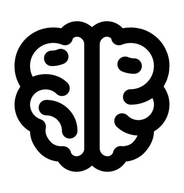  İnsan beyin vektör simgesi