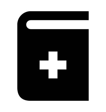  Tıbbi kitap vektör simgesi