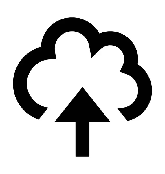 Ikona pro nahrání cloudu — Stockový vektor