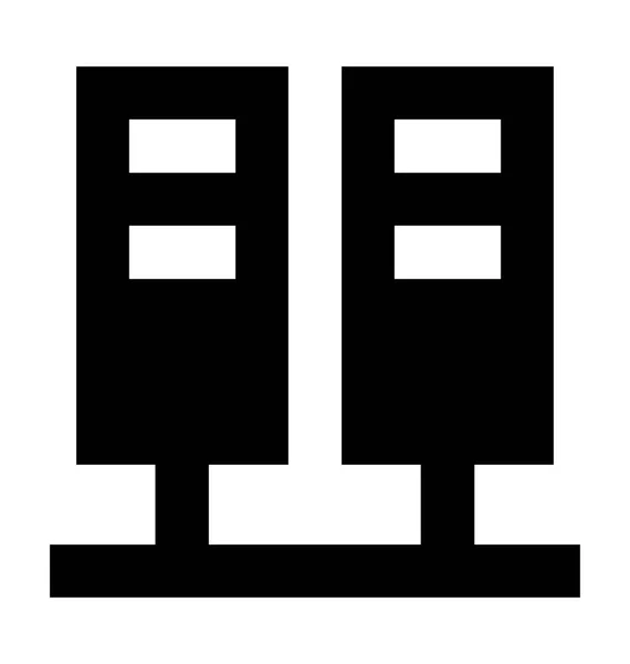 Server-Vektor-Symbol — Stockvektor