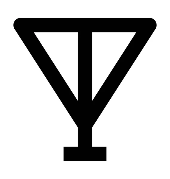 Funkturmvektorsymbol — Stockvektor