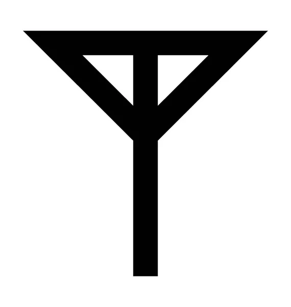 Radiomast vektor symbol — Stock vektor