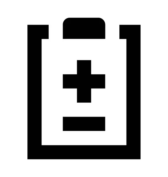 Vektor-Symbol für medizinische Berichte — Stockvektor