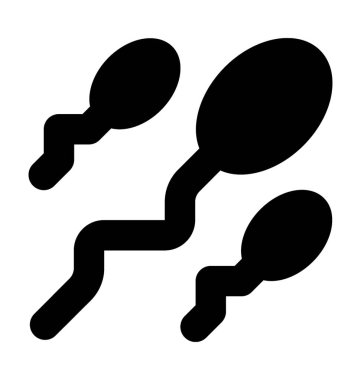  Spermlerinin vektör simgesi