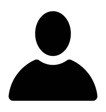  erkek avatar vektör simgesi