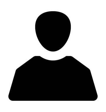  Erkek profil vektör simgesi