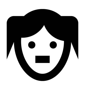  Kadın çocuk vektör simgesi