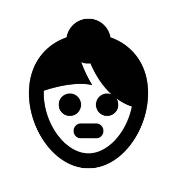  kadın avatar vektör simgesi