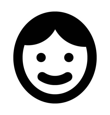  Çocuk Avatar vektör simgesi