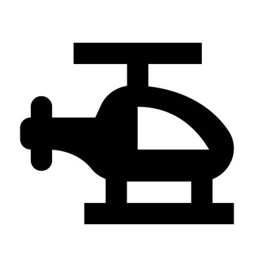  Helikopter vektör simgesi 