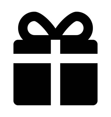  hediye vektör simgesi