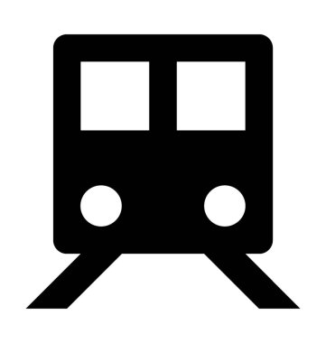  Kargo tren vektör simgesi 