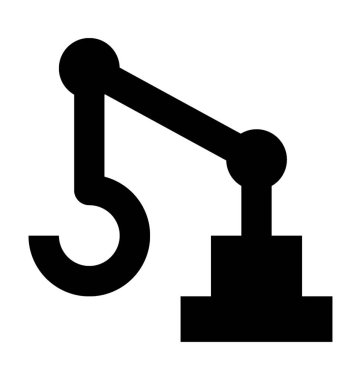  Kule vinç vektör simgesi 