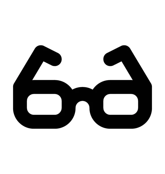 Gafas Vector Icono — Vector de stock