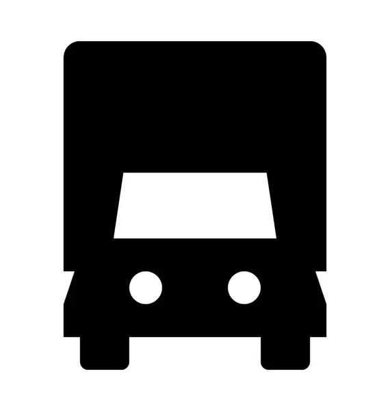 Cargo Truck Vector Icon — Stock Vector