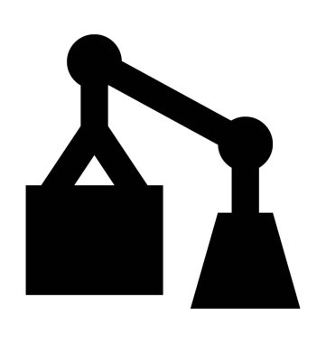  Kule vinç vektör simgesi 