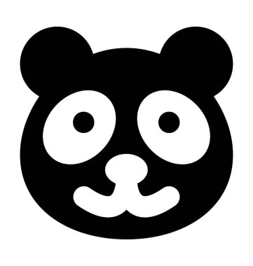  Panda vektör simgesi