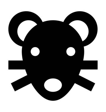  Sıçan vektör simgesi