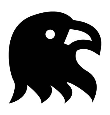  Kartal vektör simgesi