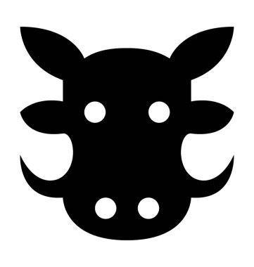  Öküz vektör simgesi