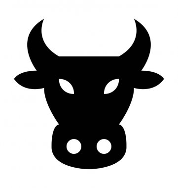 Öküz vektör simgesi