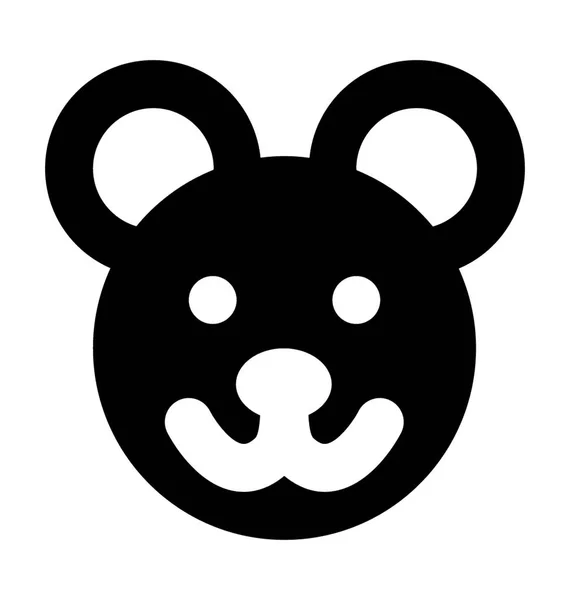 Urso vetor ícone — Vetor de Stock