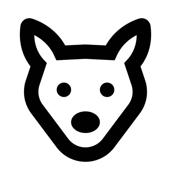 Fox vector pictogram — Stockvector