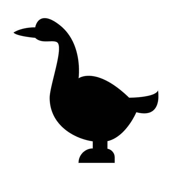 Icône vectorielle canard — Image vectorielle