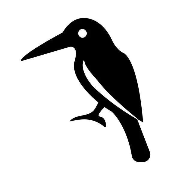 Colibrí Vector Icono — Archivo Imágenes Vectoriales