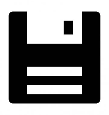  Disket vektör simgesi