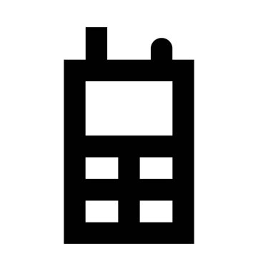  Telsizler Talkie vektör simgesi