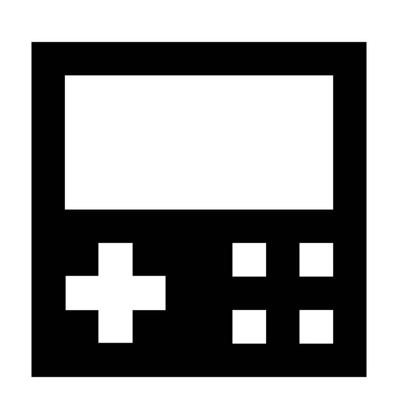 Game boy vektorové ikony — Stockový vektor