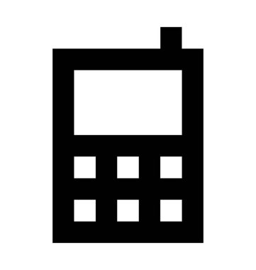  Telsizler Talkie vektör simgesi