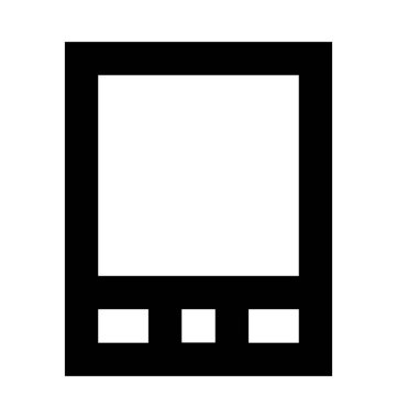  cep telefonu vektör simgesi