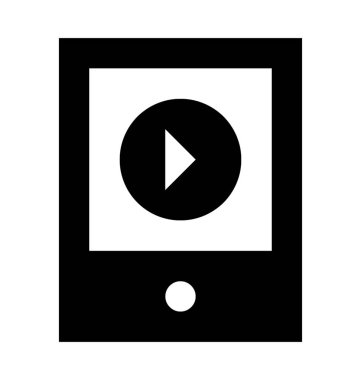  Mobil Video vektör simgesi