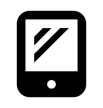  cep telefonu vektör simgesi