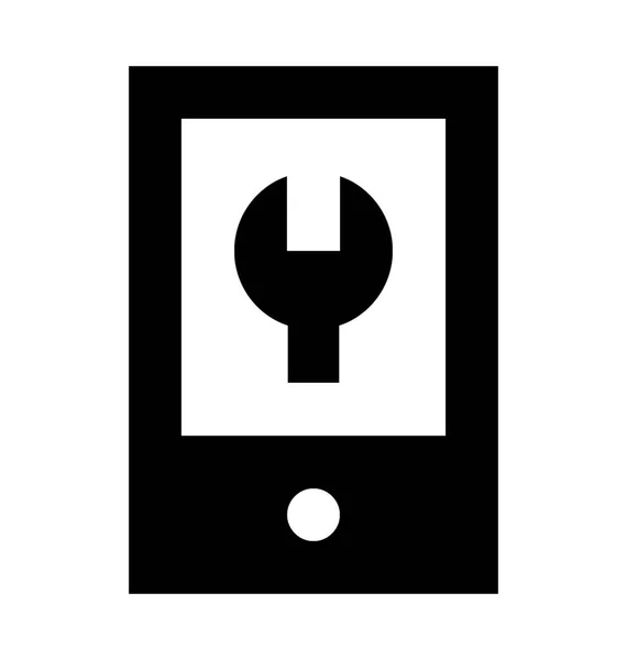 Vektor-Symbol für mobile Einstellungen — Stockvektor