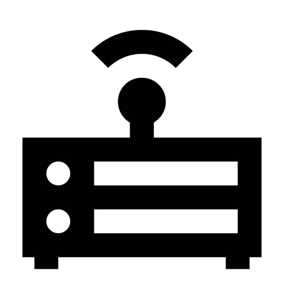 Wifi-Router-Vektorsymbol — Stockvektor