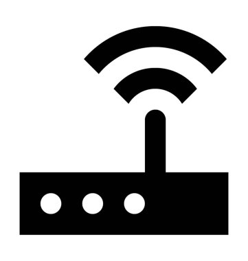  Wifi yönlendirici vektör simgesi