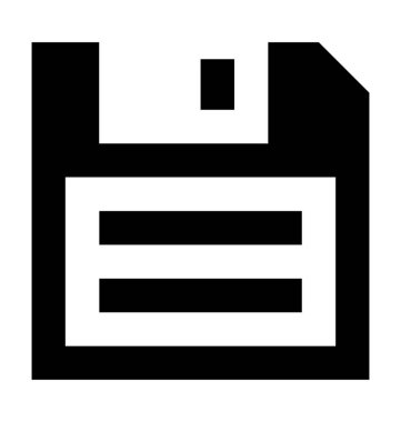  Disket vektör simgesi