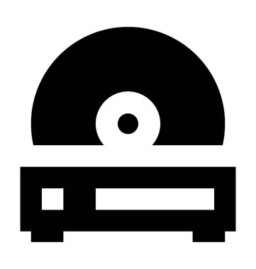  DVD Player vektör simgesi